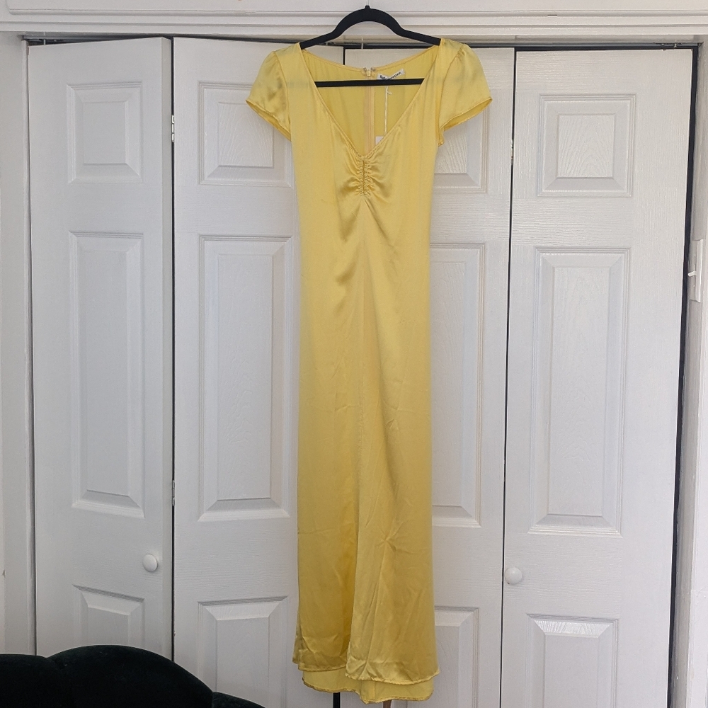 REFORMATION Reformation Scottie Silk Dress NWT - Picture 3 of 11